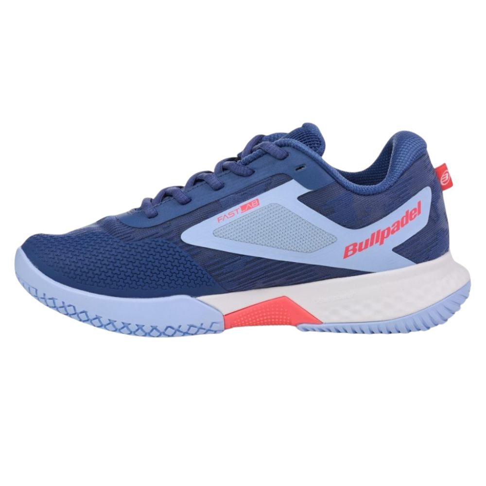 Bullpadel Padelschoen Vertex Vibram W 25I Dames Blauw Wit Links