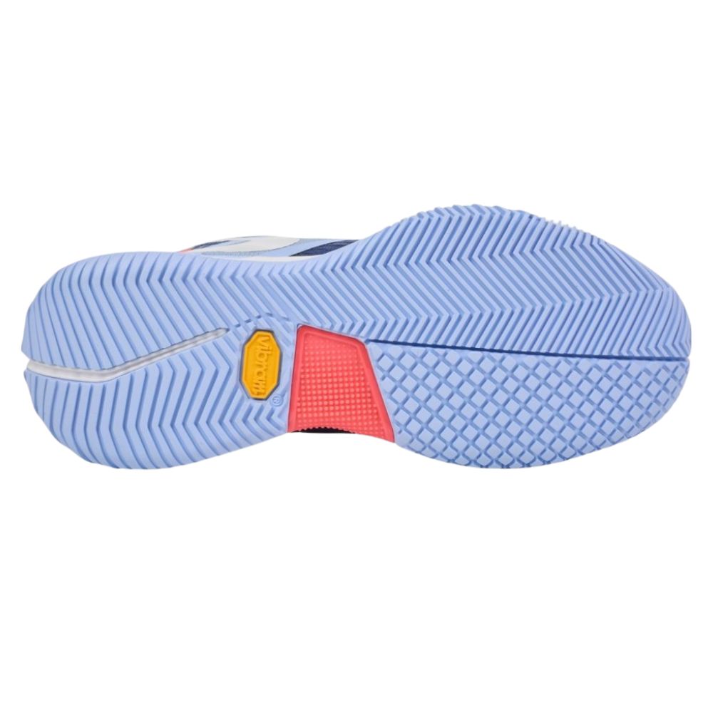 Bullpadel Padelschoen Vertex Vibram W 25I Dames Blauw Wit Onderkant