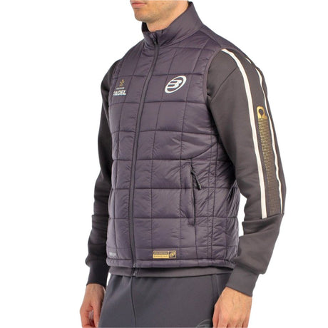 Bullpadel Bodywarmer Belio Heren Carbon Voorkant