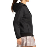 Bullpadel Hoodie Befas Dames Zwart Zijkant