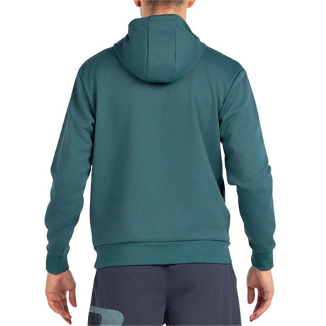 Bullpadel Hoodie Binee Heren Donkergroen Achterkant