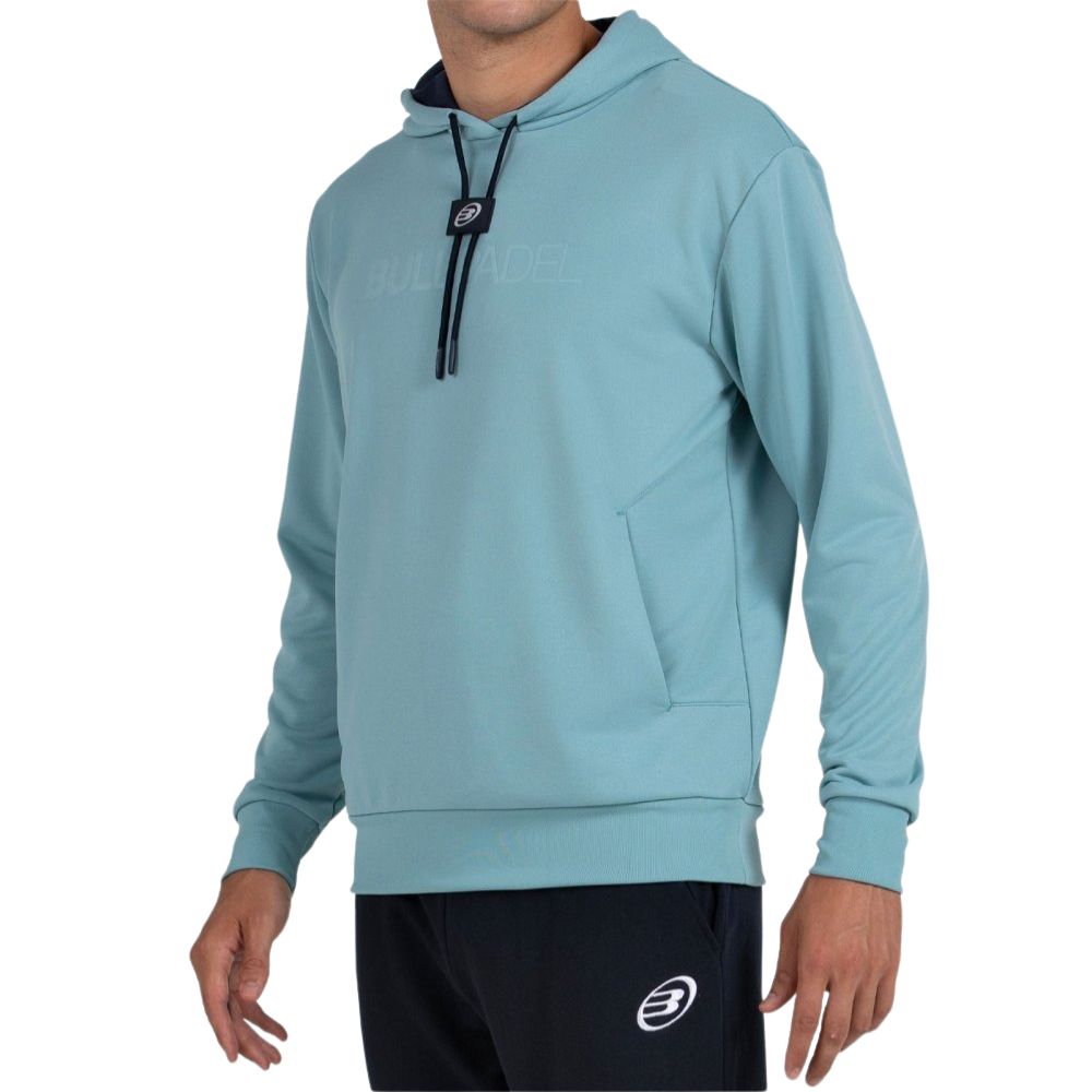 Bullpadel Hoodie Binee Heren Groen Blauw