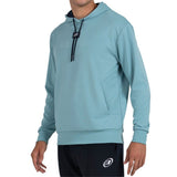 Bullpadel Hoodie Binee Heren Groen Blauw