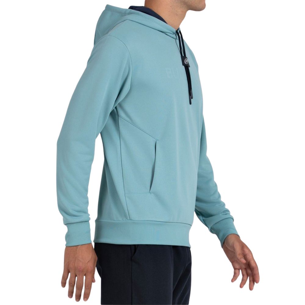 Bullpadel Hoodie Binee Heren Groen Blauw