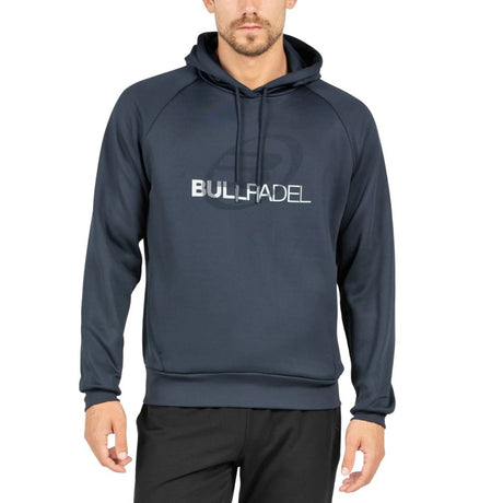 Bullpadel Hoodie Eira Heren Donkerblauw Voorkant