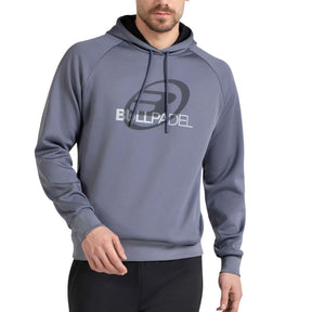Bullpadel Hoodie Eira Heren Donkergrijs Voor