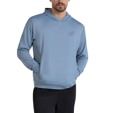 Bullpadel Hoodie Elian Heren Blauw Voorkant