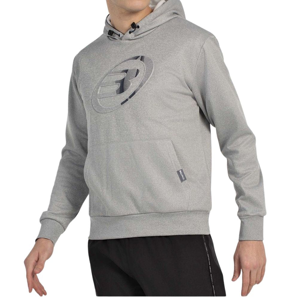 Bullpadel Hoodie Gomese Heren Grijs Schuinvoor