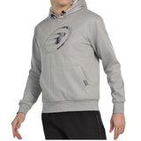 Bullpadel Hoodie Gomese Heren Grijs Schuinvoor