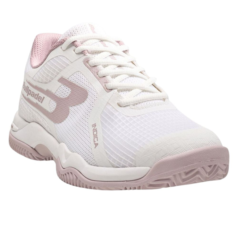 Bullpadel Padelschuh Indiga W 26V Damen Weiß Rosa