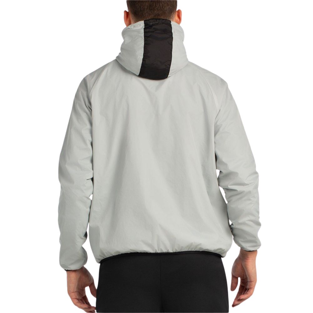 Bullpadel Jas Buces Heren Zwart Grijs Achter