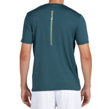 Bullpadel T-shirt Lande Heren Donkergroen Achterkant