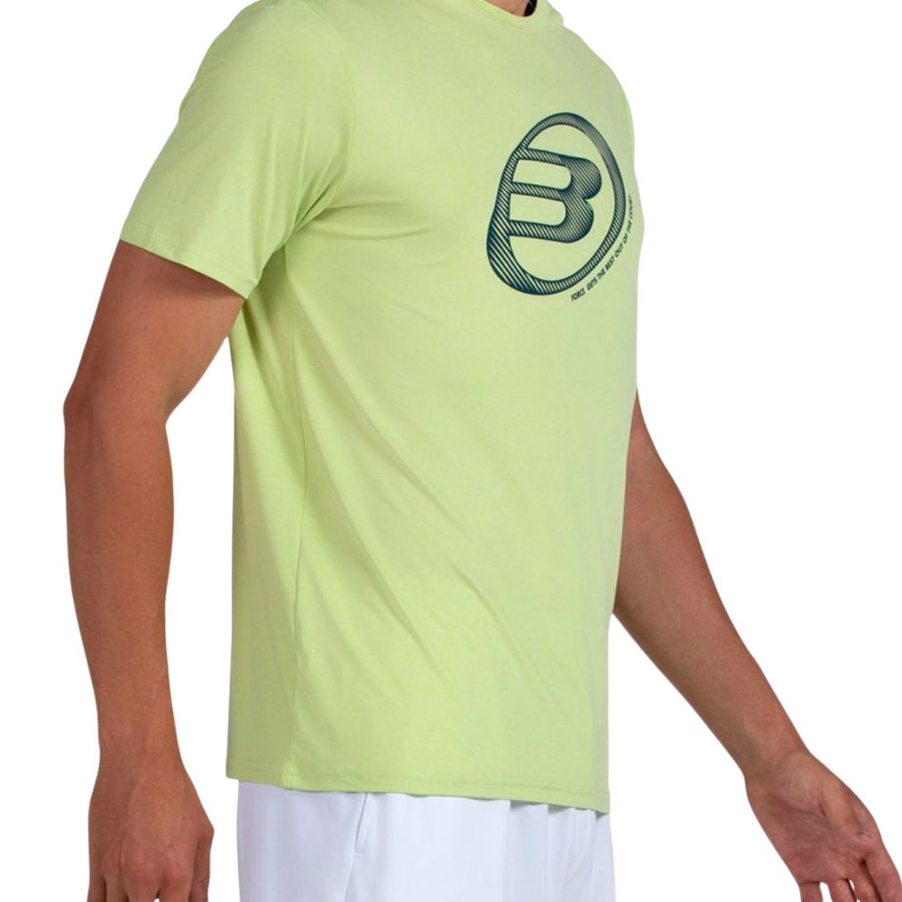 Bullpadel T-shirt Lande Heren Geel Rechts