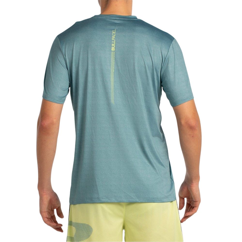 Bullpadel T-shirt Lande Heren Lichtgroen Achterkant