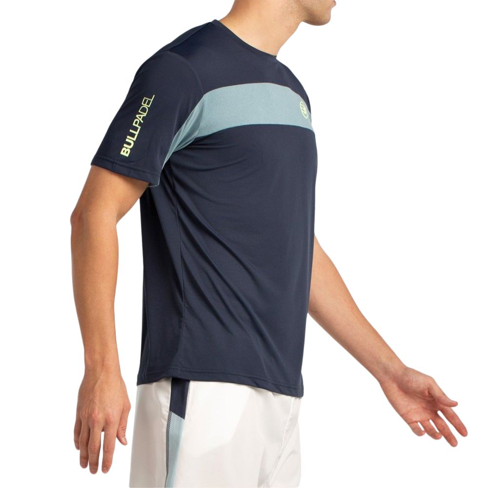 Bullpadel T-shirt Libio Heren Blauw Rechts