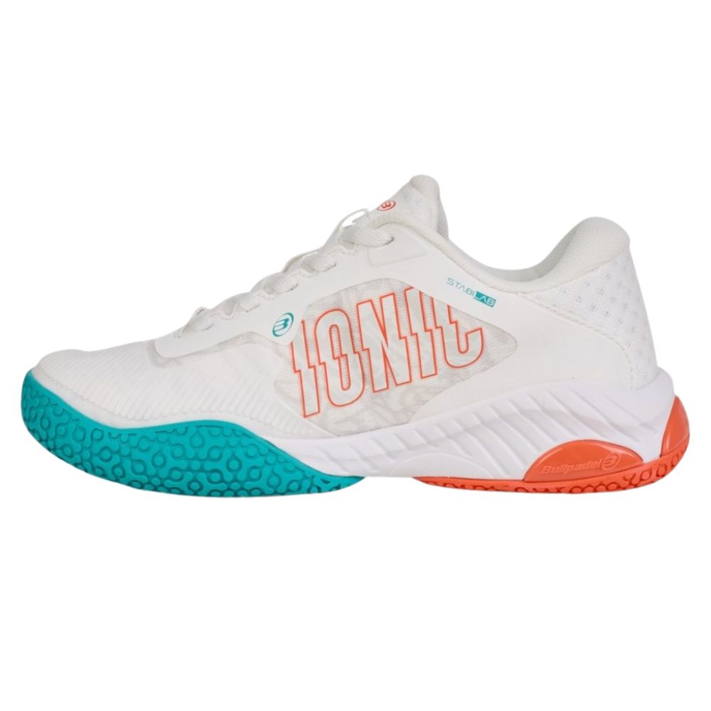 Bullpadel Padelschoen Ionic W 25I Dames Wit Groen