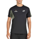Bullpadel-Shirt Pocate Padel Herren Schwarz