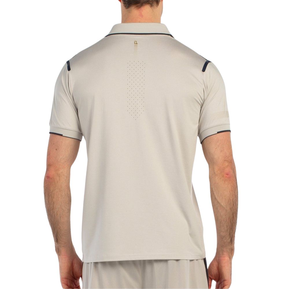 Bullpadel Polo Bramo Heren Grijs Achterkant
