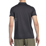 Bullpadel Polo Mirac Heren Zwart Achterkant