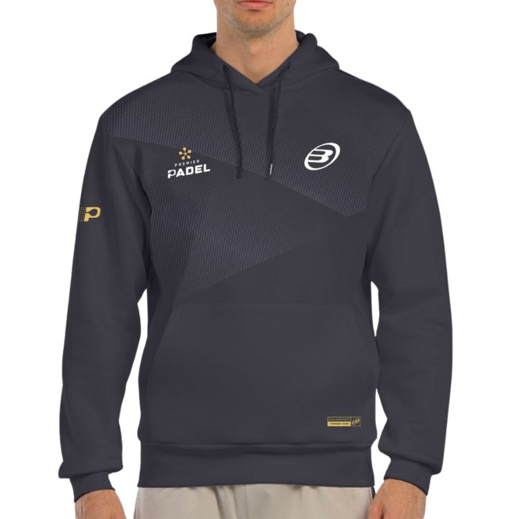 Bullpadel Hoodie Baque Premier Padel Heren Antraciet