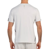 Bullpadel Shirt Borni Padel Heren Wit Achteraanzicht