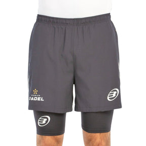 Bullpadel Short Barde Heren Carbon Voorkant