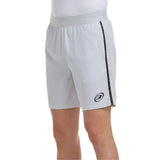Bullpadel Short Maceda Heren Grijs Vooraanzicht