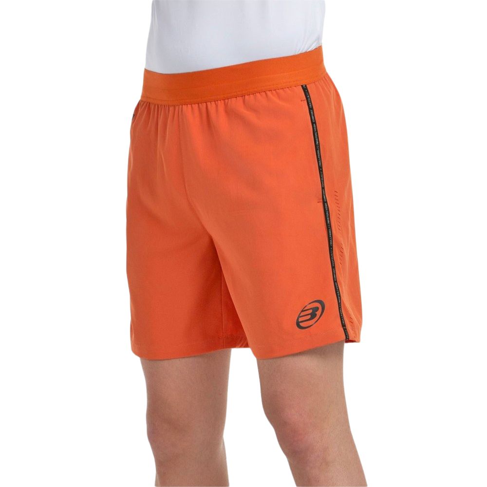 Bullpadel Short Maceda Heren Oranje Vooraanzicht Zij