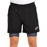 Bullpadel Short Manzan Heren Zwart Voorkant