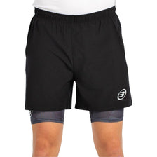 Bullpadel Short Manzan Heren Zwart Voorkant