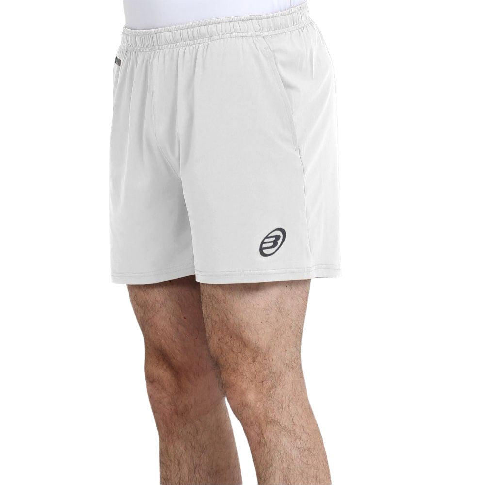 Bullpadel Short Meis 25V Heren Lichtgrijs Zijkant Voor