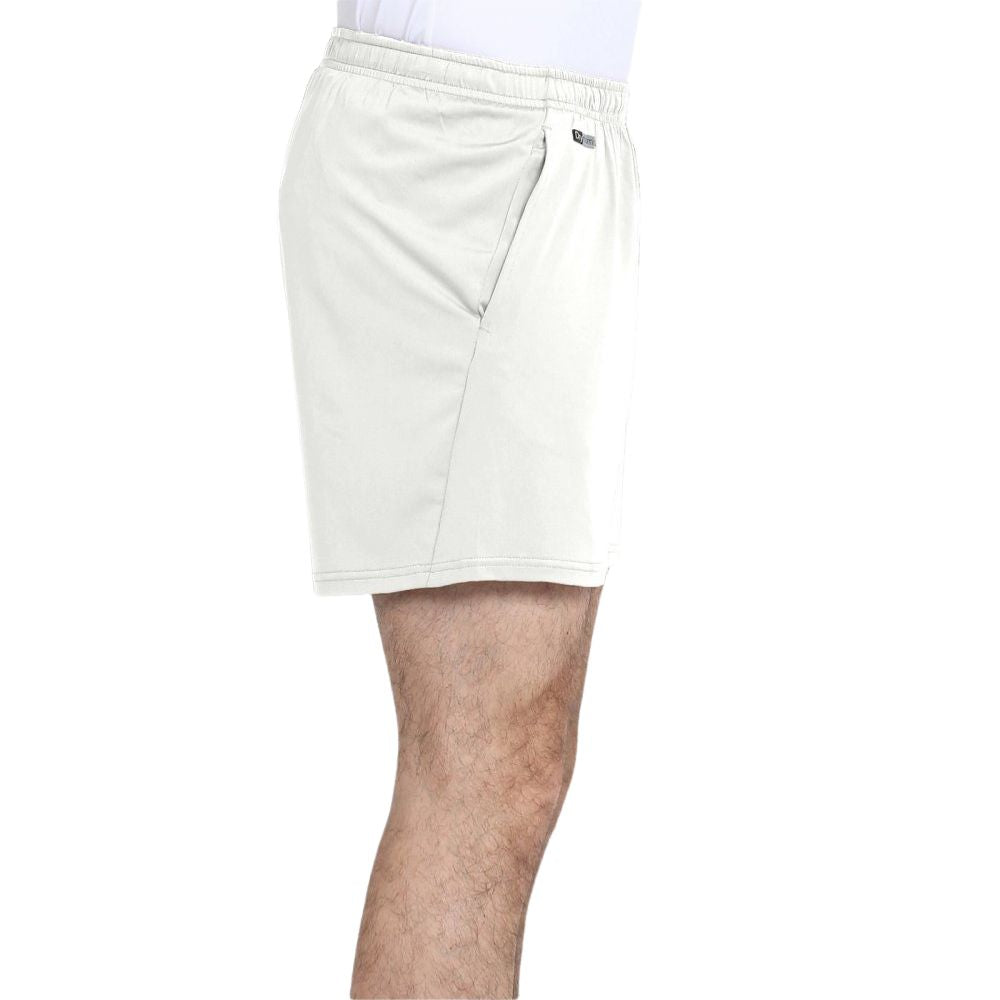 Bullpadel Short Meis 25V Heren Lichtgrijs Zijkant