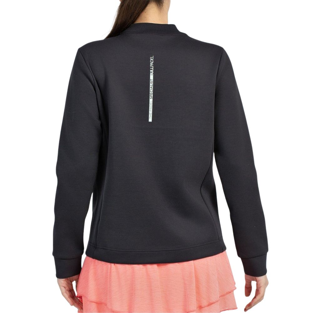 Bullpadel-Sweat-Shirt-Acore-Dames-Zwart-Achterzijde