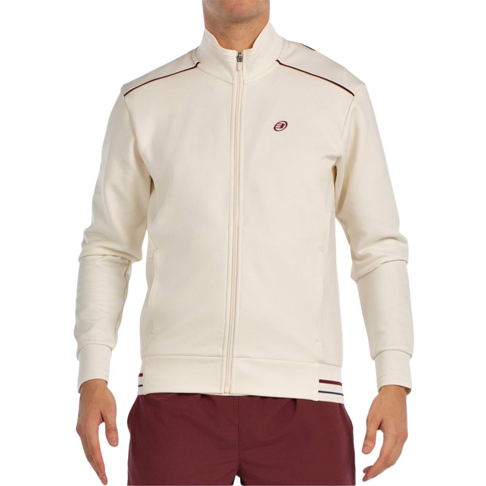 Bullpadel Sweatshirt Abadin Heren Ecru Voorkant