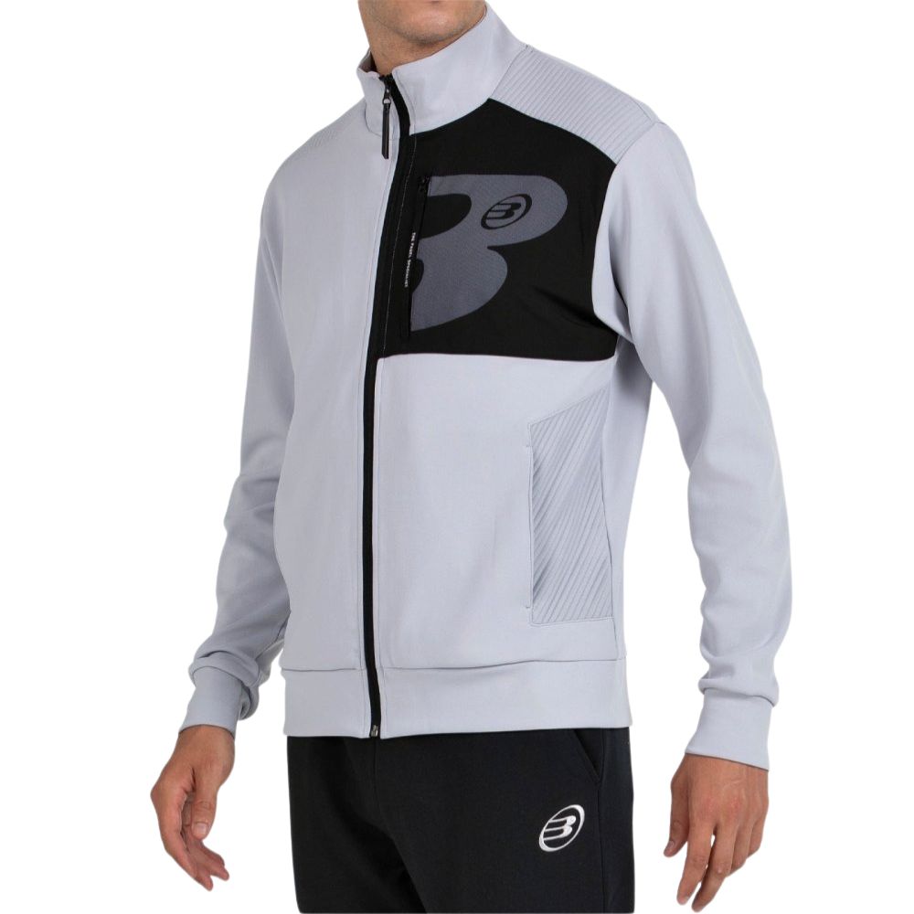 Bullpadel Sweatshirt Breen Heren Grijs Links