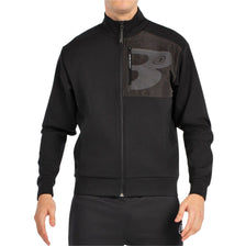 Bullpadel Sweatshirt Breen Heren Zwart Voorkant