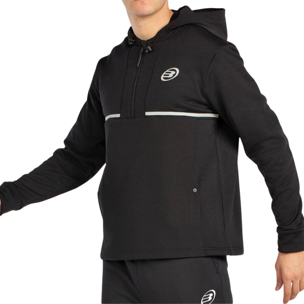 Bullpadel Sweatshirt Buzas Heren Zwart Links