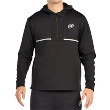 Bullpadel Sweatshirt Buzas Heren Zwart Voorkant