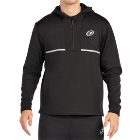 Bullpadel Sweatshirt Buzas Heren Zwart Voorkant