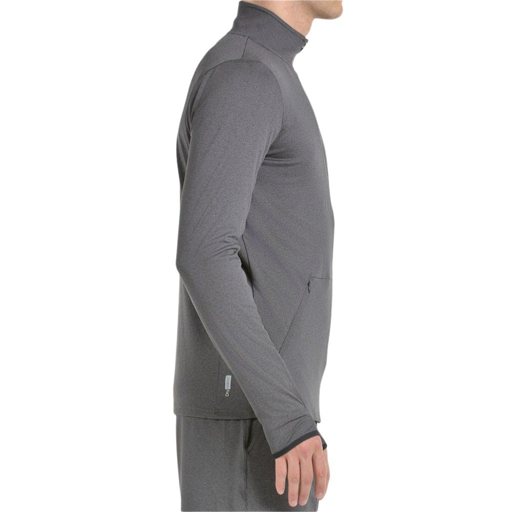 Bullpadel Sweatshirt Eridanu Heren Donkergrijs Rechts