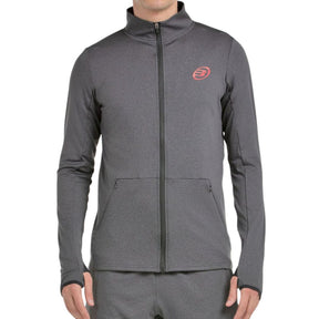 Bullpadel Sweatshirt Eridanu Heren Donkergrijs Voorkant