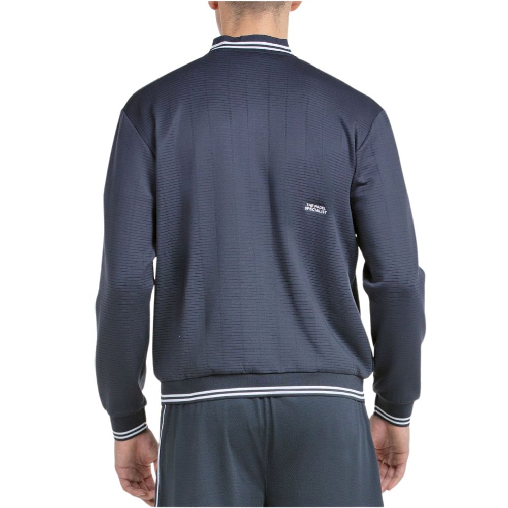 Bullpadel Sweatshirt Trombe Heren Navy Achterkant
