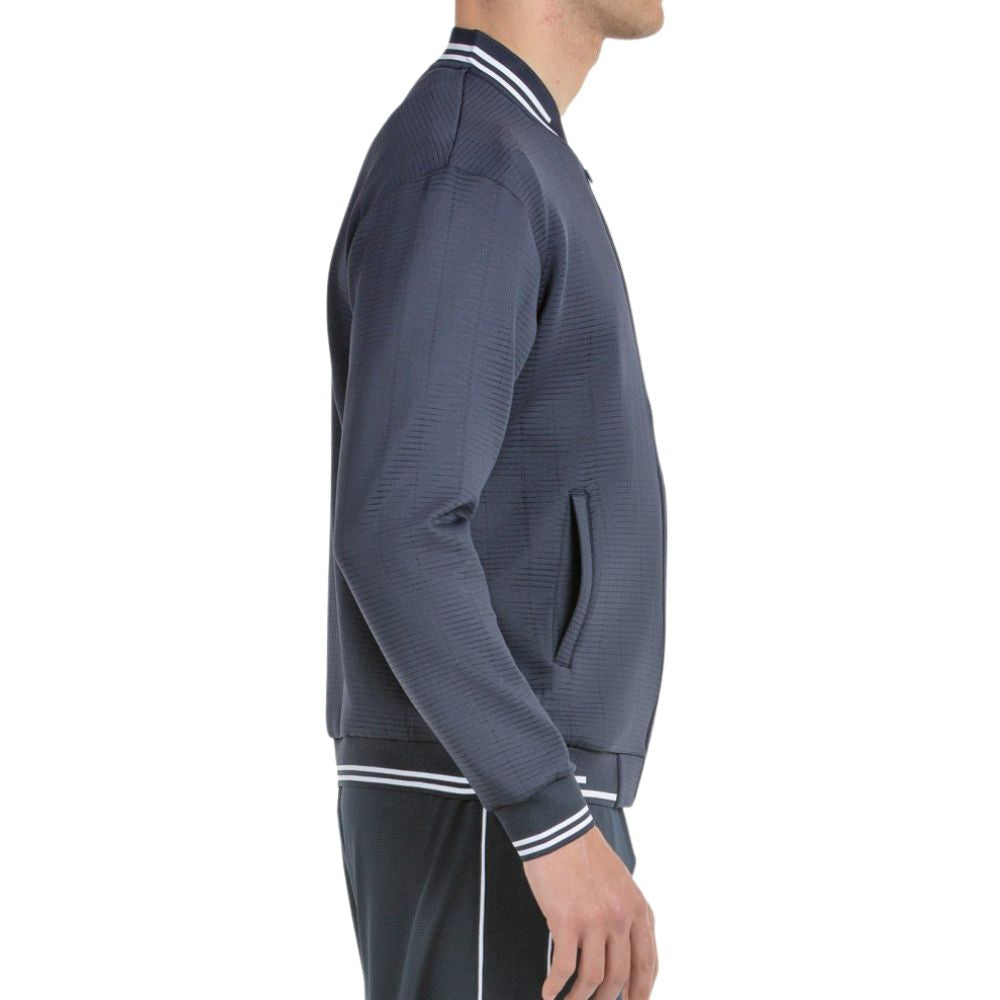 Bullpadel Sweatshirt Trombe Heren Navy Zijkant