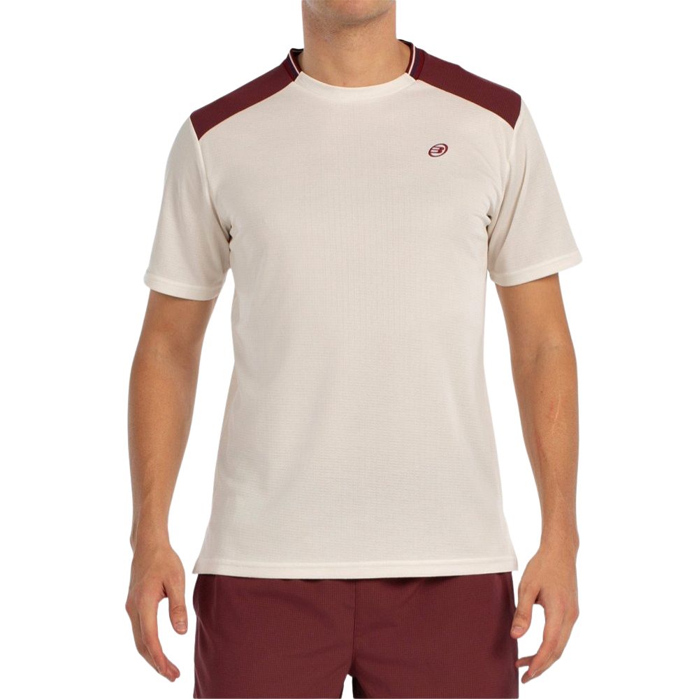 Bullpadel T-Shirt Acrux Heren Wit Voorkant