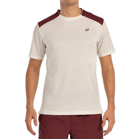 Bullpadel T-Shirt Acrux Heren Wit Voorkant