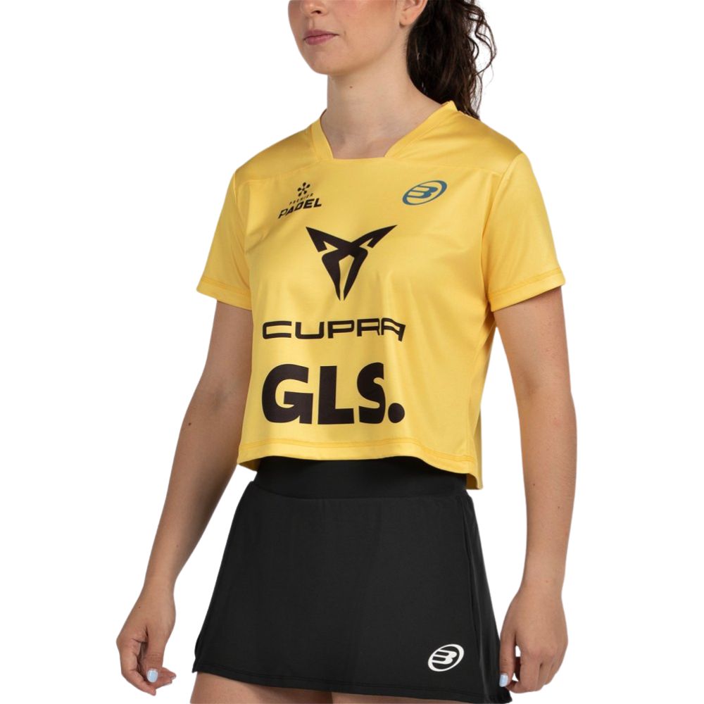 Bullpadel T-Shirt Bagan bg Dames Geel 