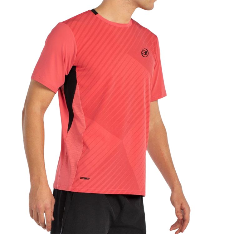 Bullpadel T-shirt Malmok Heren Roze Rechts