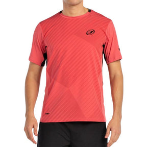 Bullpadel T-shirt Malmok Heren Roze Voorkant