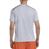 Bullpadel T-shirt Mesia Heren Grijs Achterkant