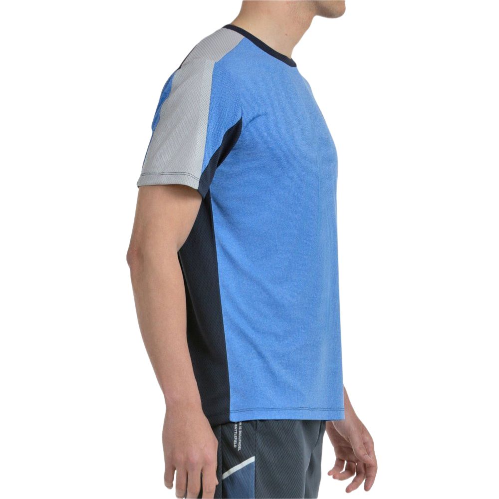 Bullpadel T-shirt Brego Heren Blauw Zijkant